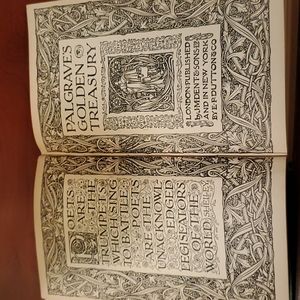 Vintage 1912 Palgraves Golden Treasury Hardcover